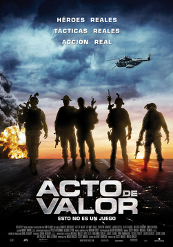 Cartell de la pel·lícula 'Acto de valor' Cartell de la pel·lícula 'Acto de valor'